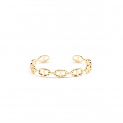 HERMÈS MARINER CUFF BRACELET GOLD 